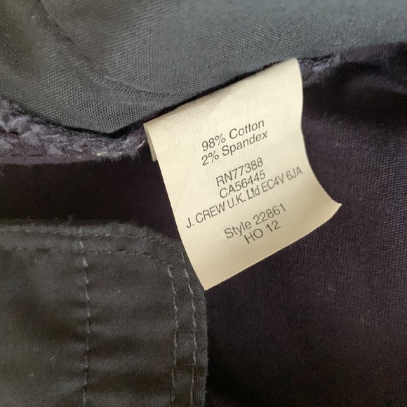 J. Crew Stretch City Fit Pants size 4S - Picture 5 of 5